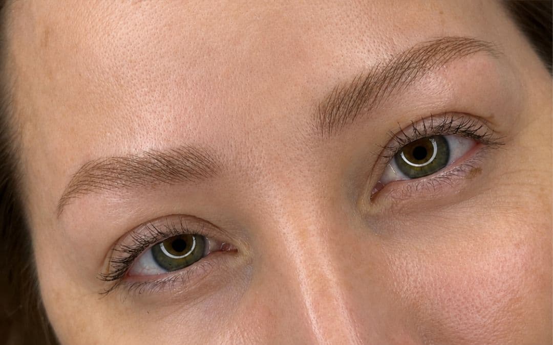 Microblading, nachher